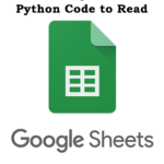 Python code to read Google Sheet data